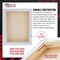 Medium Stretched Canvas for Painting 8x10 inch Gallery Depth 1-1/2" Thick, 5-Pack - 12oz Acrylic Gesso Triple Primed, Professional Artist Quality, 100% Cotton - Oil, Pouring Paint
